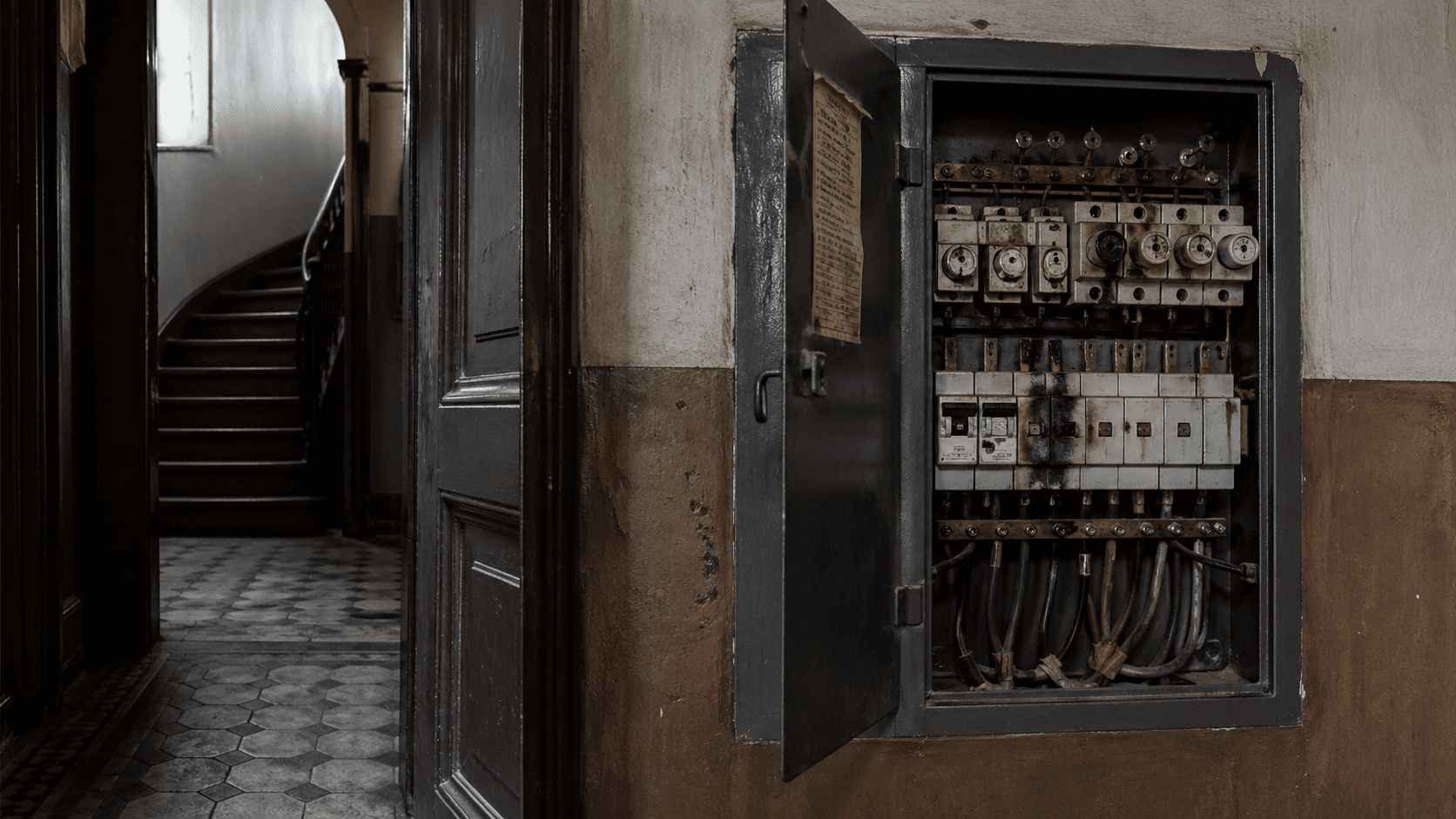 Verteilung mit Spuren thermischer Belastung in einem Berliner Mehrfamilienhaus — Dokumentation als Haftungsschutz